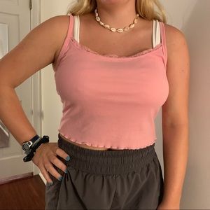 Pacsun Pink Tank Top